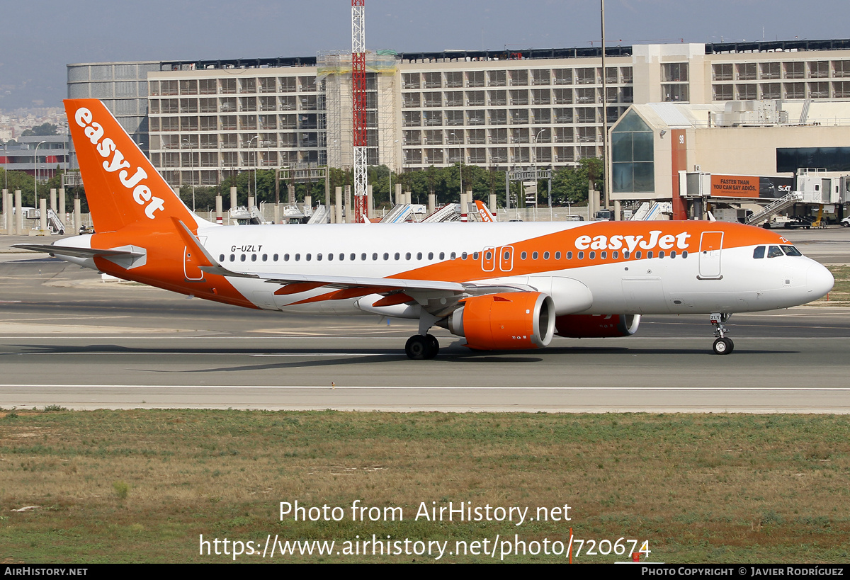Aircraft Photo of G-UZLT | Airbus A320-251N | EasyJet | AirHistory.net #720674