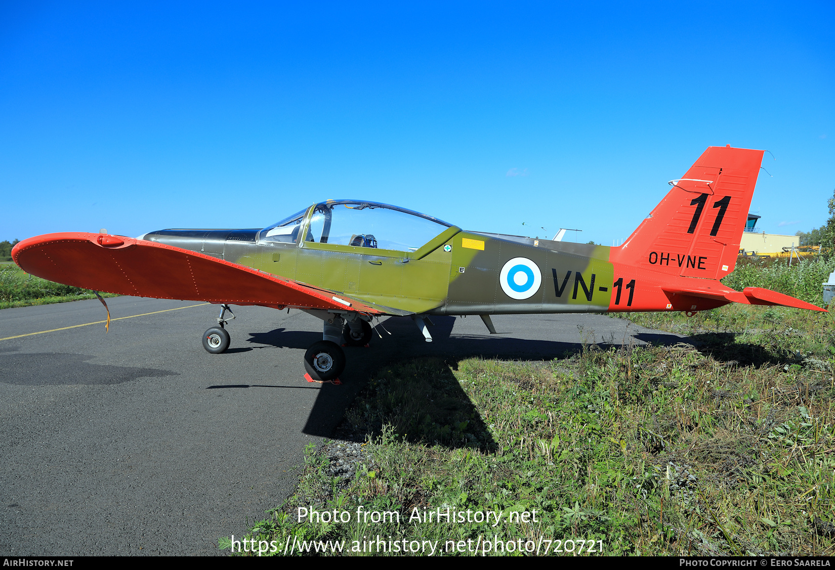 Aircraft Photo of OH-VNE / VN-11 | Valmet L-70 Vinka | Finland - Air Force | AirHistory.net #720721