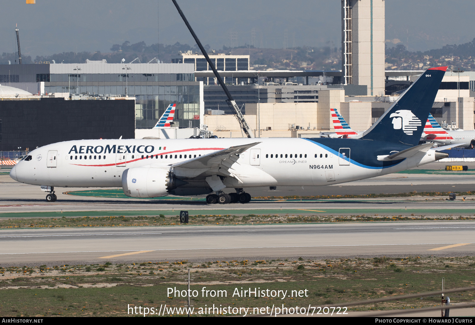 Aircraft Photo of N964AM | Boeing 787-8 Dreamliner | AeroMéxico | AirHistory.net #720722