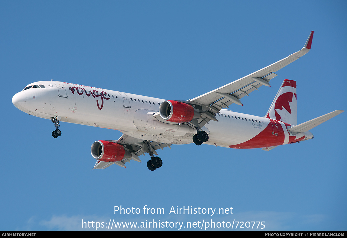 Aircraft Photo of C-GJTH | Airbus A321-211 | Air Canada Rouge | AirHistory.net #720775