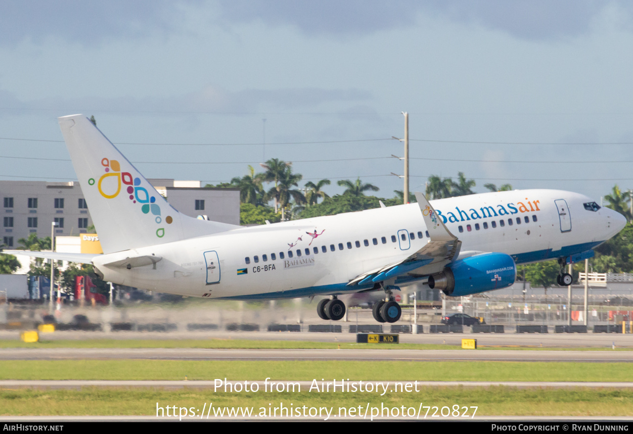 Aircraft Photo of C6-BFA | Boeing 737-7B6 | Bahamasair | AirHistory.net #720827