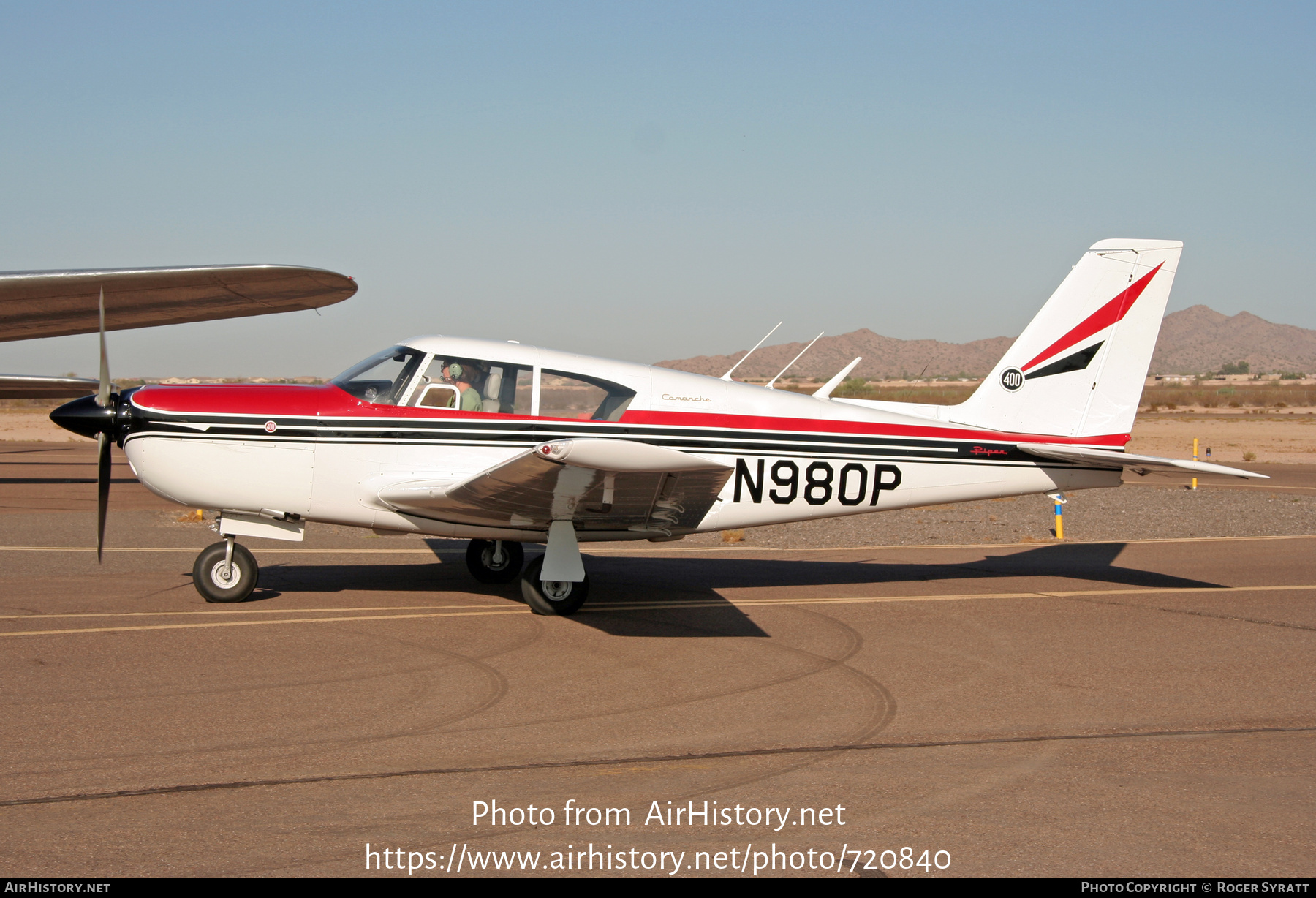 Aircraft Photo of N980P | Piper PA-24-400 Comanche 400 | AirHistory.net #720840