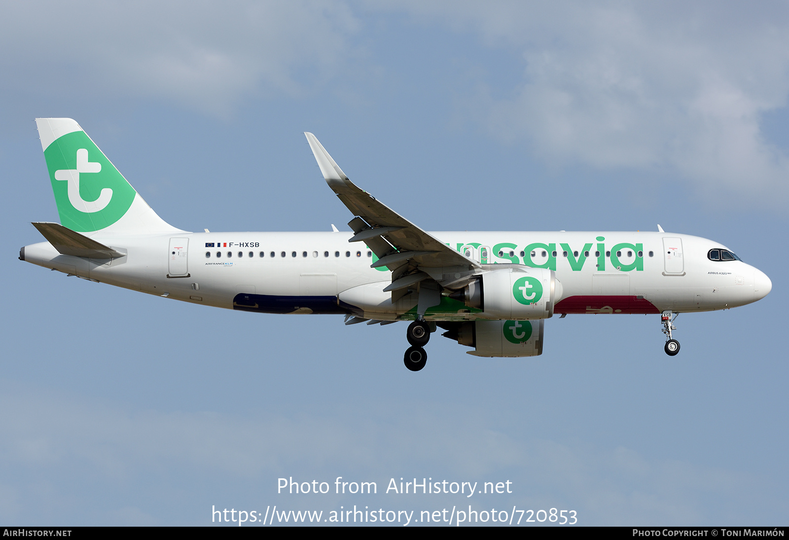 Aircraft Photo of F-HXSB | Airbus A320-252N | Transavia | AirHistory.net #720853