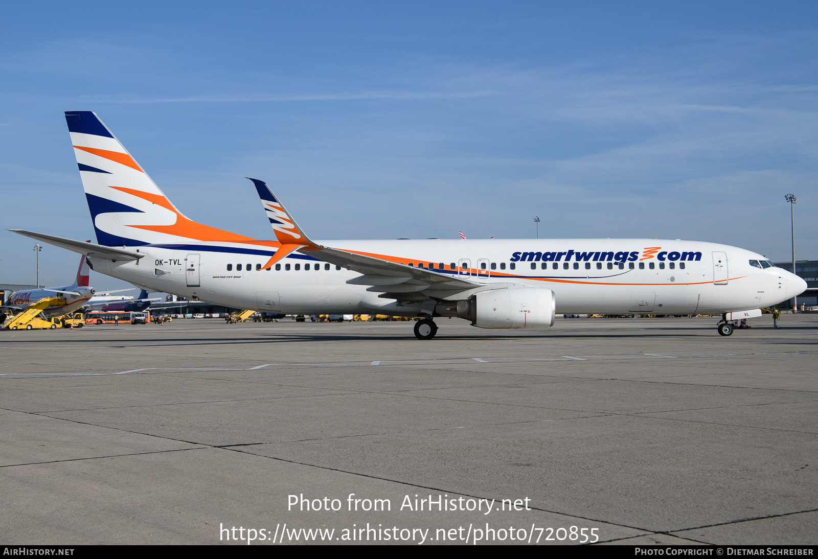 Aircraft Photo of OK-TVL | Boeing 737-8FN | Smartwings | AirHistory.net #720855