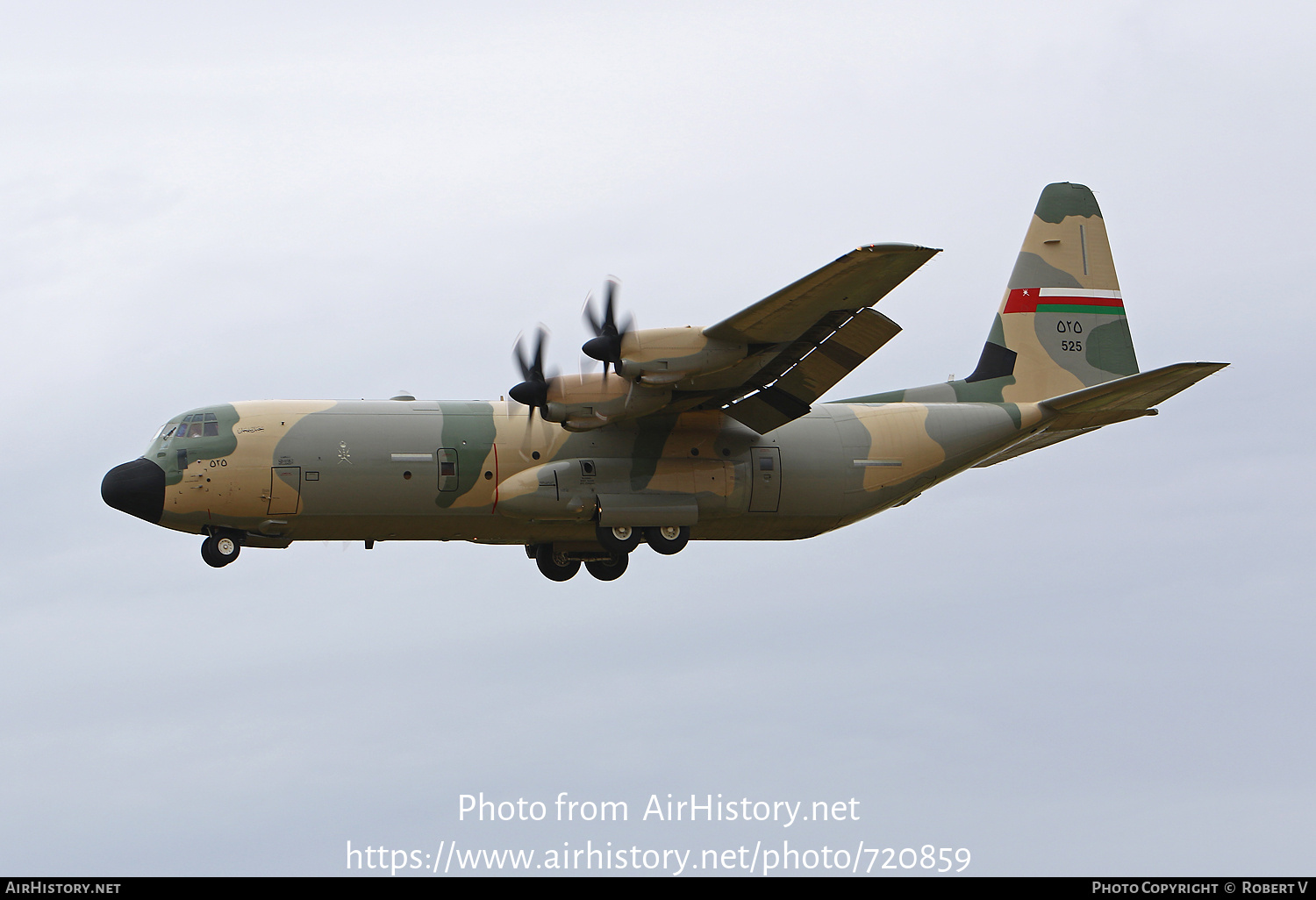 Aircraft Photo of 525 / ٥٢٥ | Lockheed Martin C-130J-30 Hercules | Oman - Air Force | AirHistory.net #720859