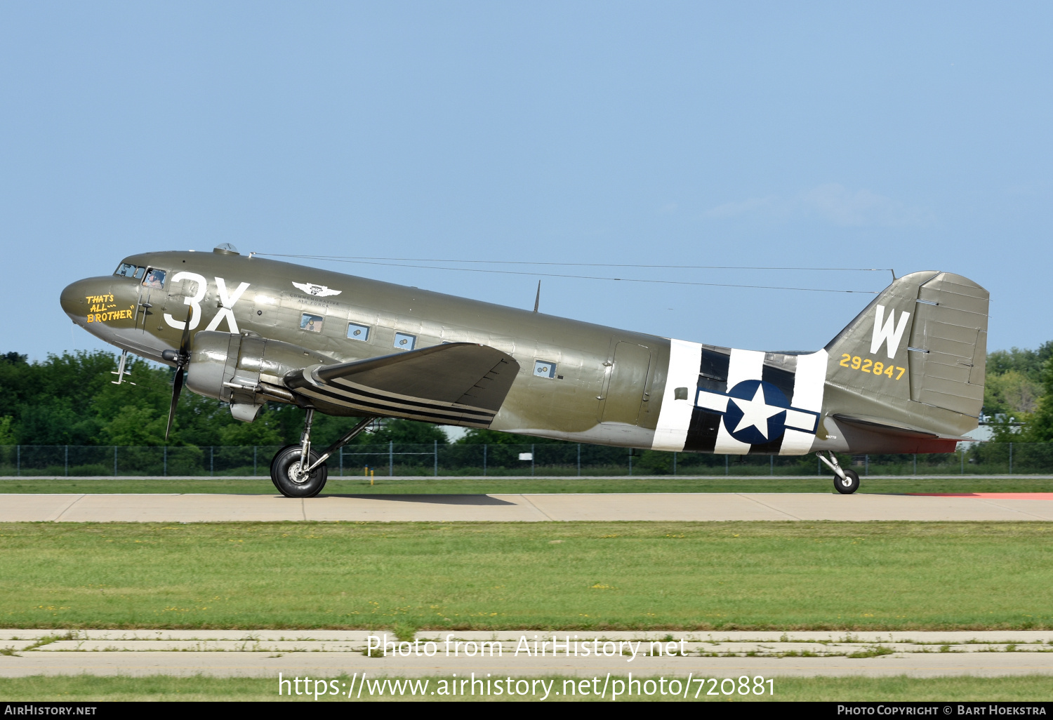 Aircraft Photo of N47TB / 292847 | Douglas C-47A Skytrain | Commemorative Air Force | USA - Air Force | AirHistory.net #720881