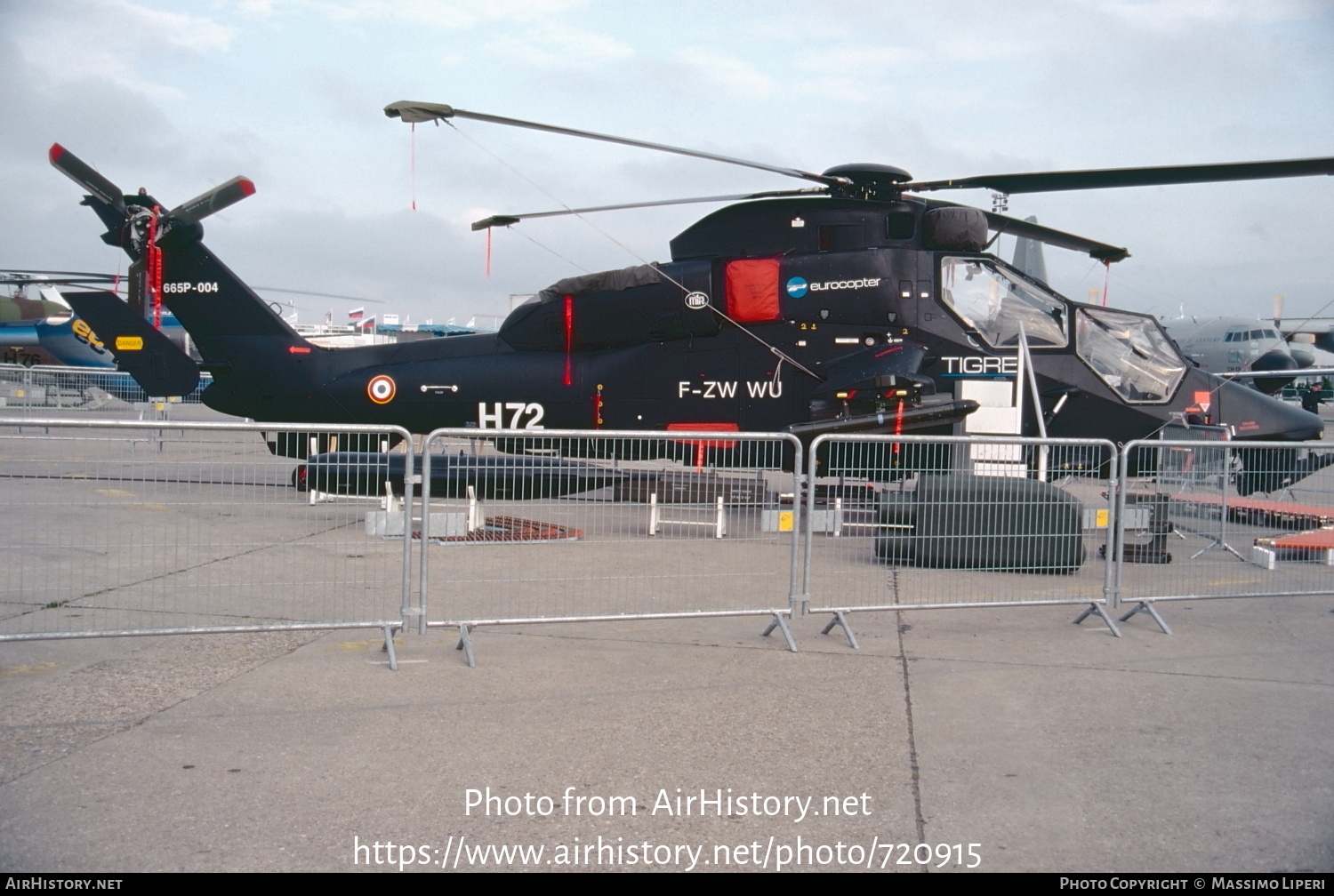 Aircraft Photo of F-ZWWU | Eurocopter EC-665 Tigre HAP | Eurocopter | AirHistory.net #720915