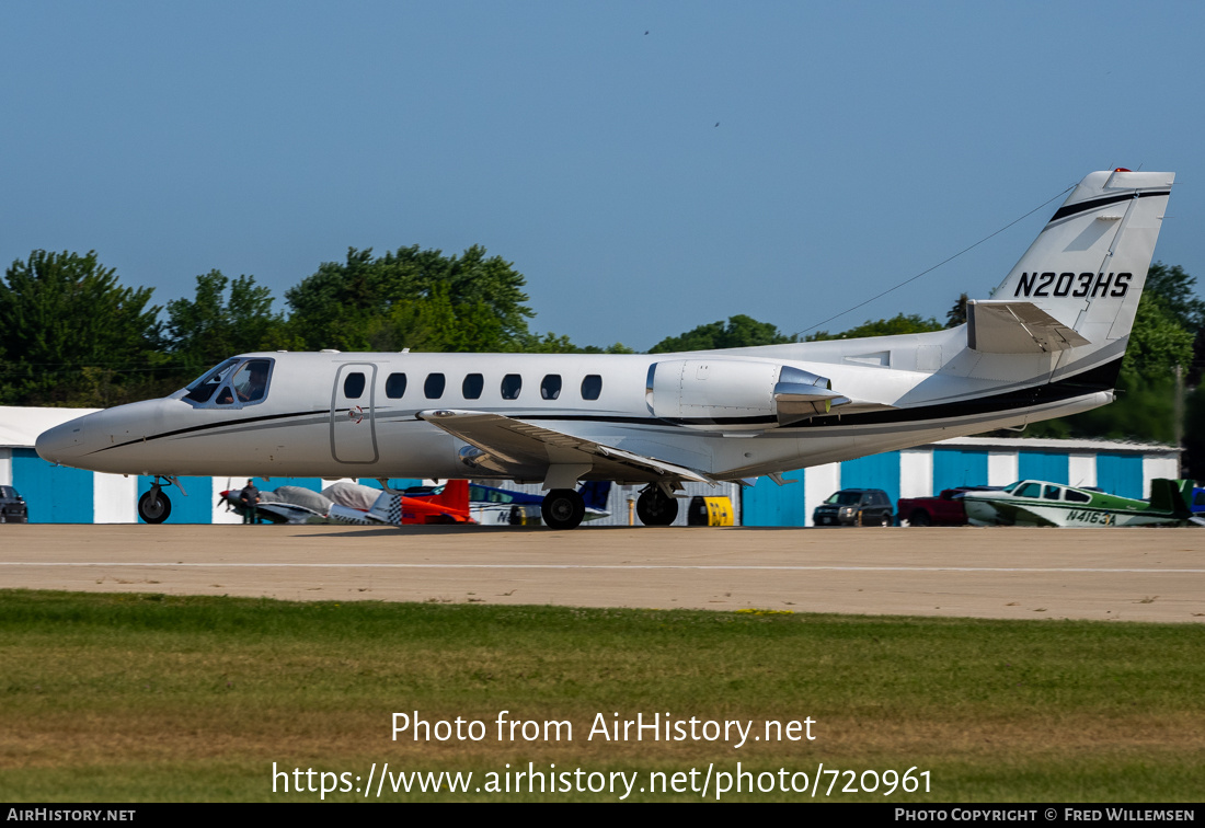 Aircraft Photo of N203HS | Cessna 560 Citation ... | AirHistory.net #720961