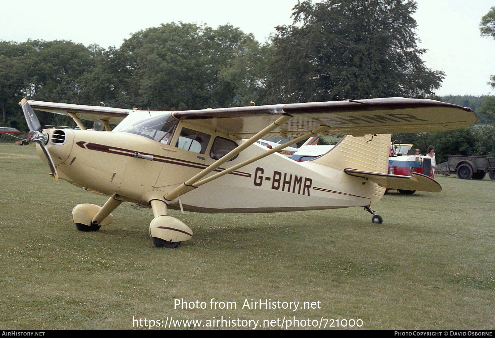 Aircraft Photo of G-BHMR | Stinson 108-3 Voyager | AirHistory.net #721000