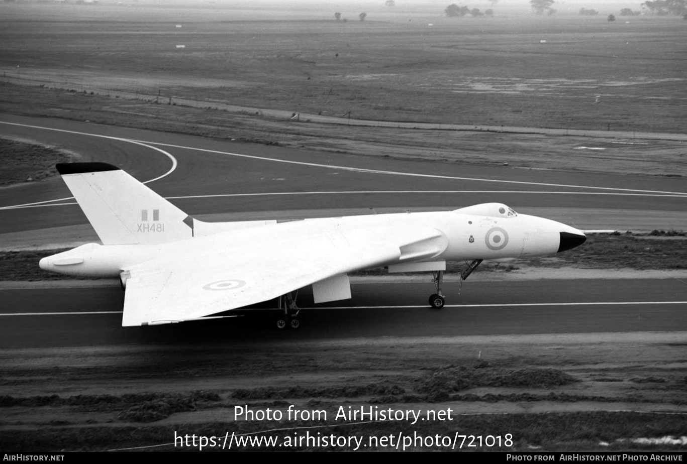 Aircraft Photo of XH481 | Avro 698 Vulcan B.1A | UK - Air Force | AirHistory.net #721018