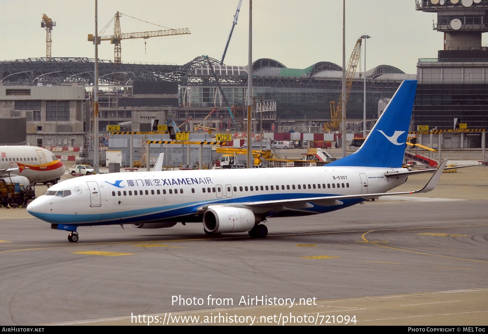 Aircraft Photo of B-5307 | Boeing 737-85C | Xiamen Airlines | AirHistory.net #721094