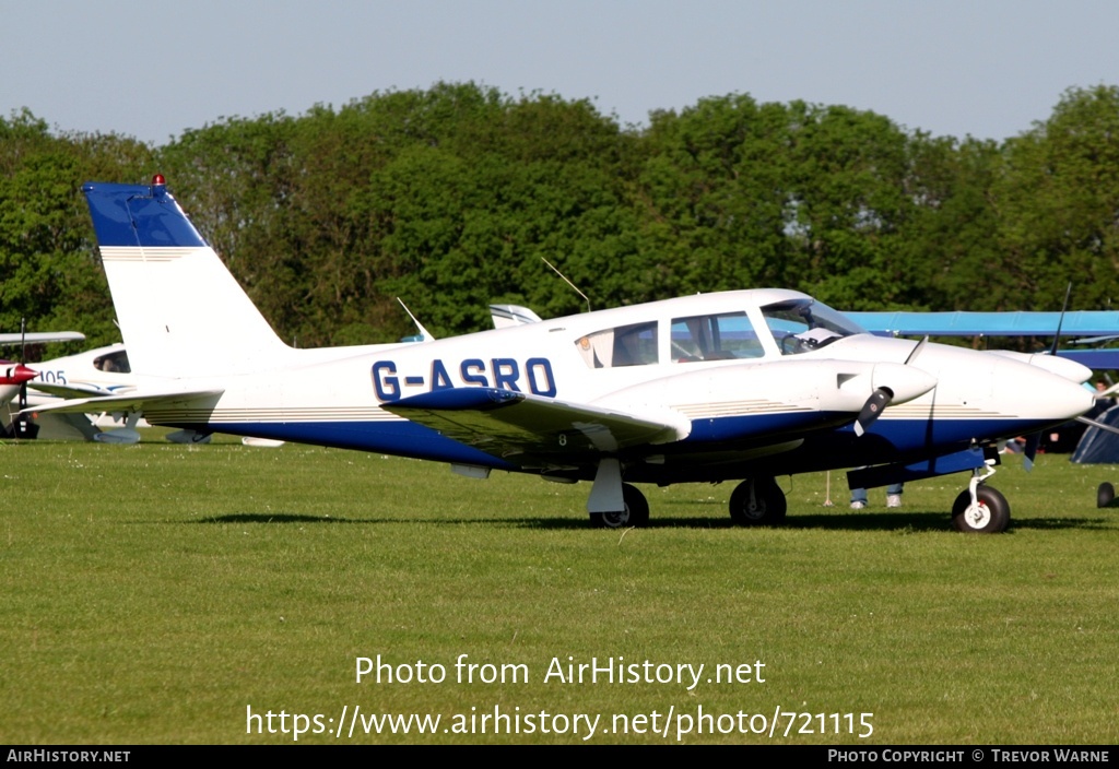 Aircraft Photo of G-ASRO | Piper PA-30 Twin Comanche | AirHistory.net #721115