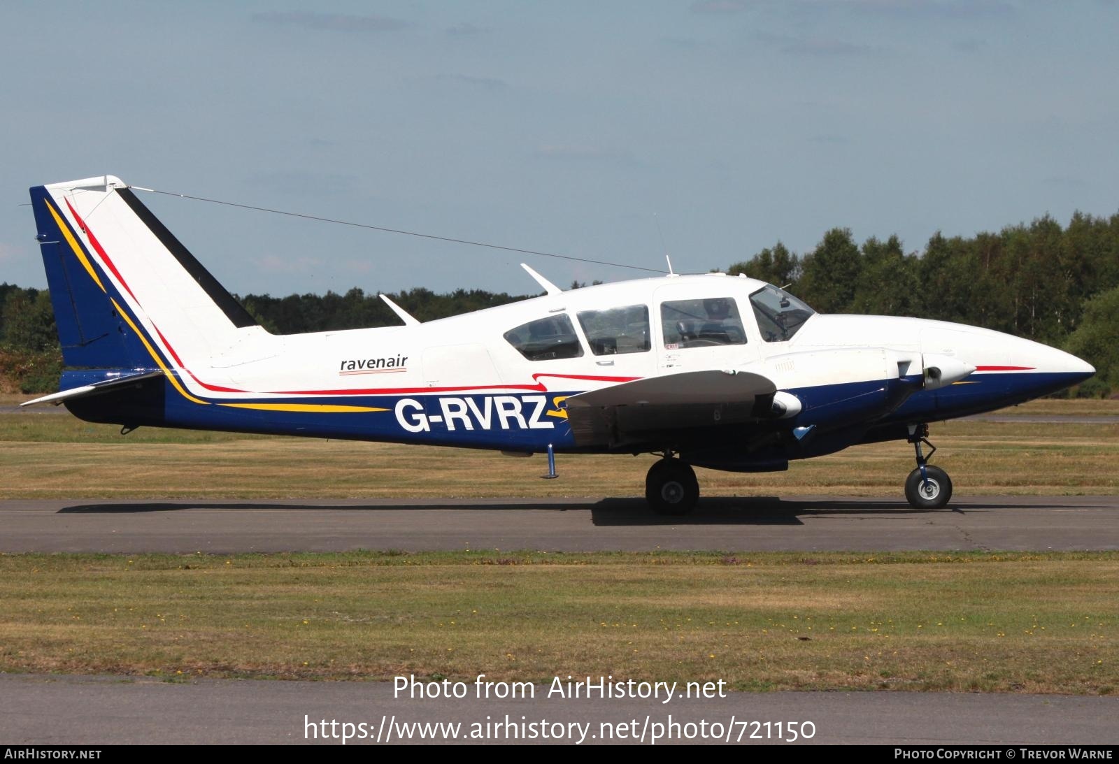 Aircraft Photo of G-RVRZ | Piper PA-23-250 Aztec | Ravenair | AirHistory.net #721150