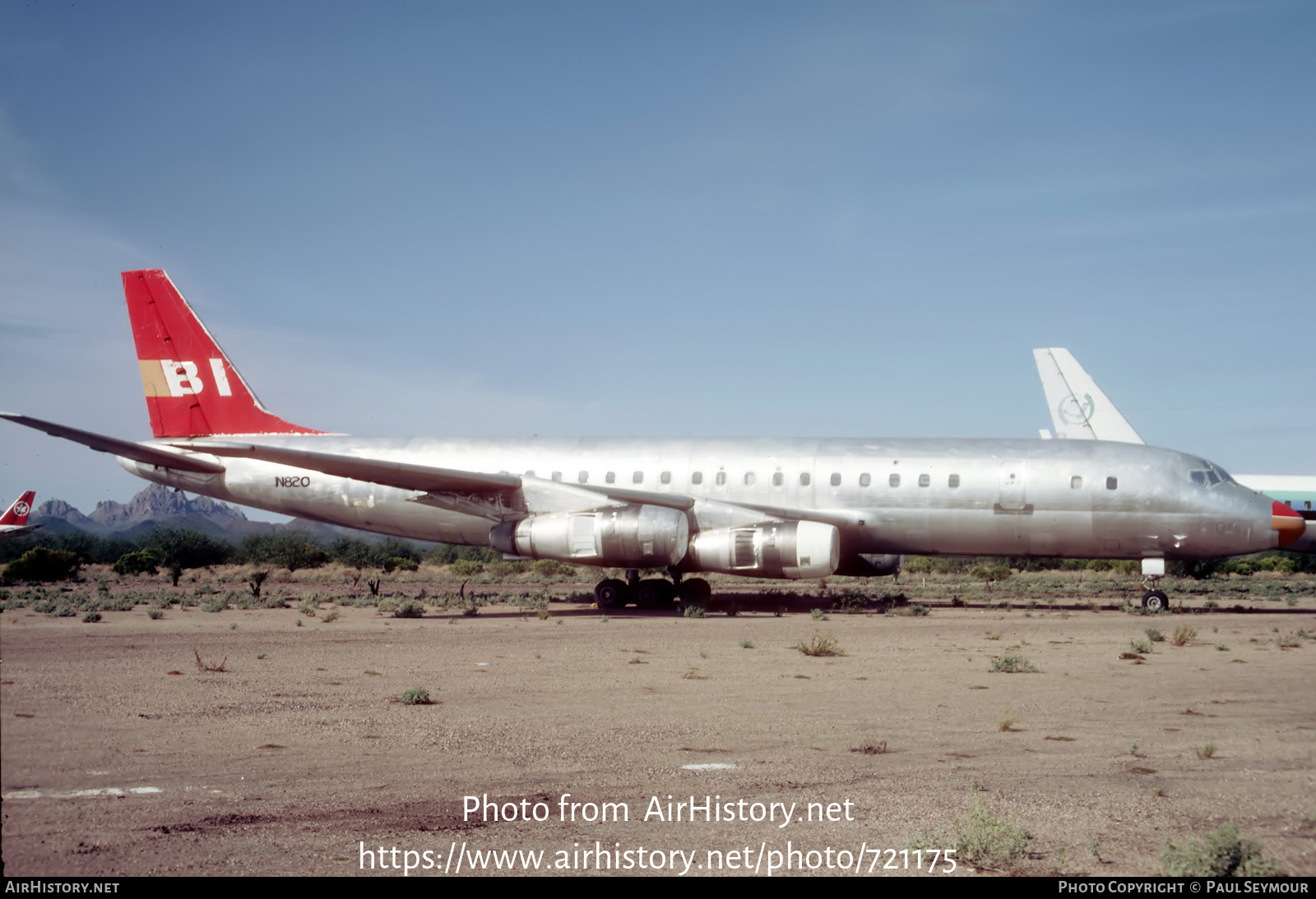 Aircraft Photo of N820E | Douglas DC-8-51 | Braniff International Airways | AirHistory.net #721175