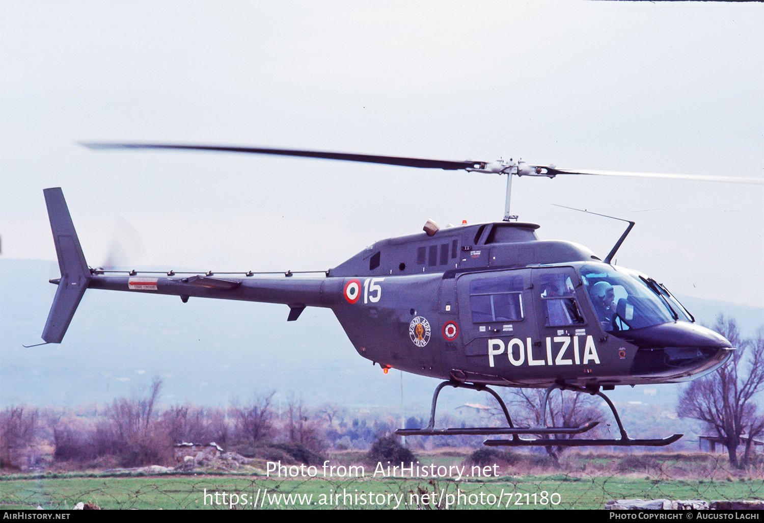 Aircraft Photo of MM80733 | Agusta AB-206A-1 JetRanger | Italy - Polizia | AirHistory.net #721180