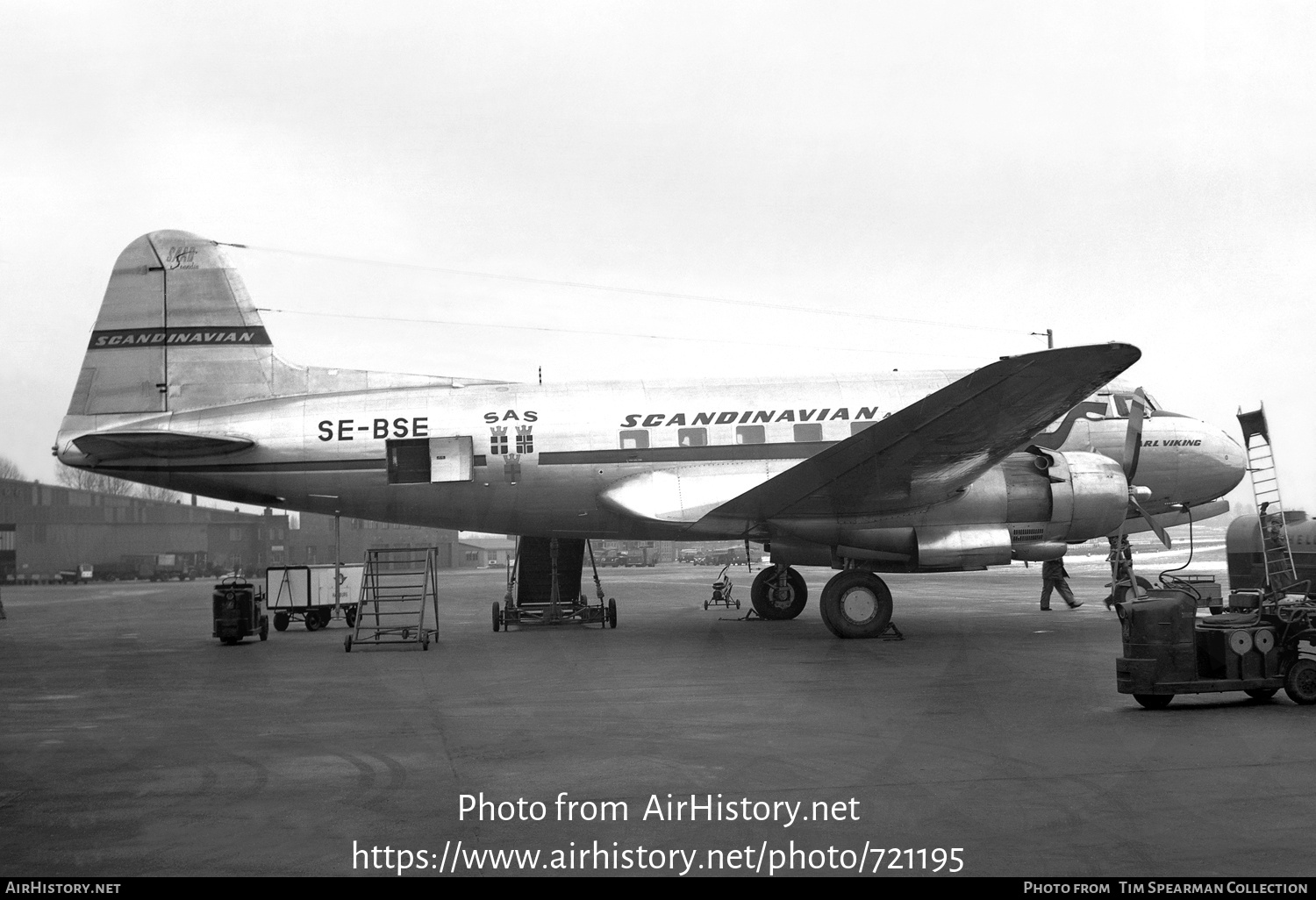 Aircraft Photo of SE-BSE | Saab 90A-1 Scandia | Scandinavian Airlines System - SAS | AirHistory.net #721195