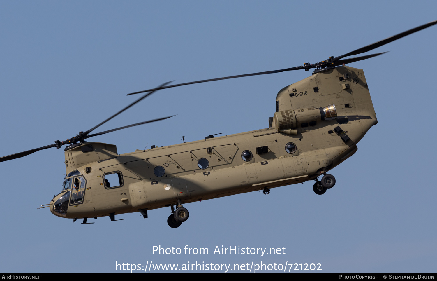 Aircraft Photo of D-606 | Boeing CH-47F Chinook (414) | Netherlands - Air Force | AirHistory.net #721202