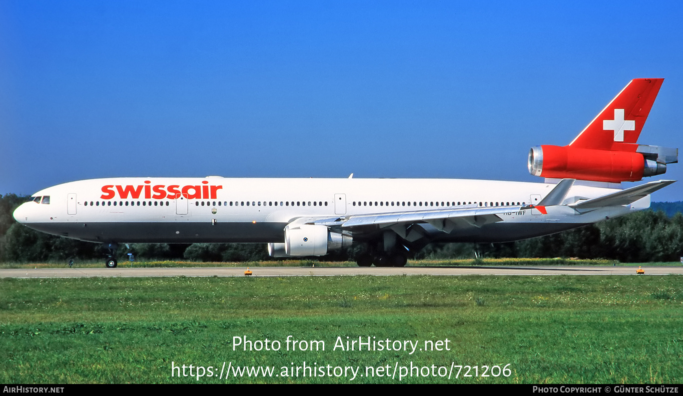 Aircraft Photo of HB-IWF | McDonnell Douglas MD-11 | Swissair | AirHistory.net #721206