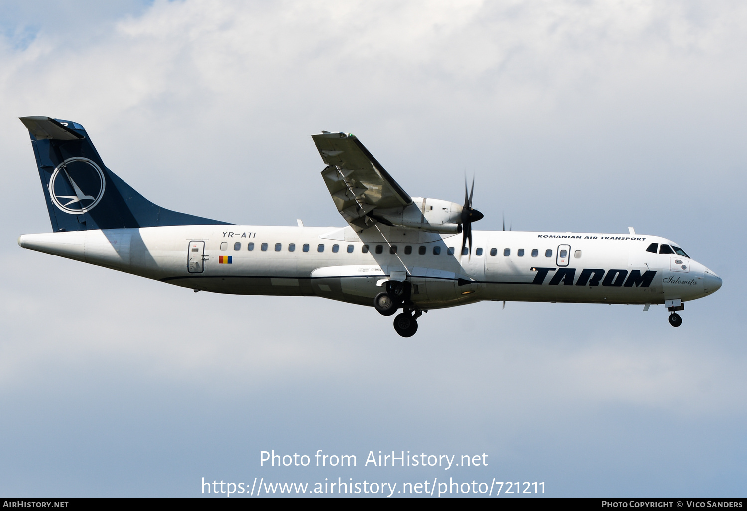 Aircraft Photo of YR-ATI | ATR ATR-72-500 (ATR-72-212A) | TAROM - Transporturile Aeriene Române | AirHistory.net #721211