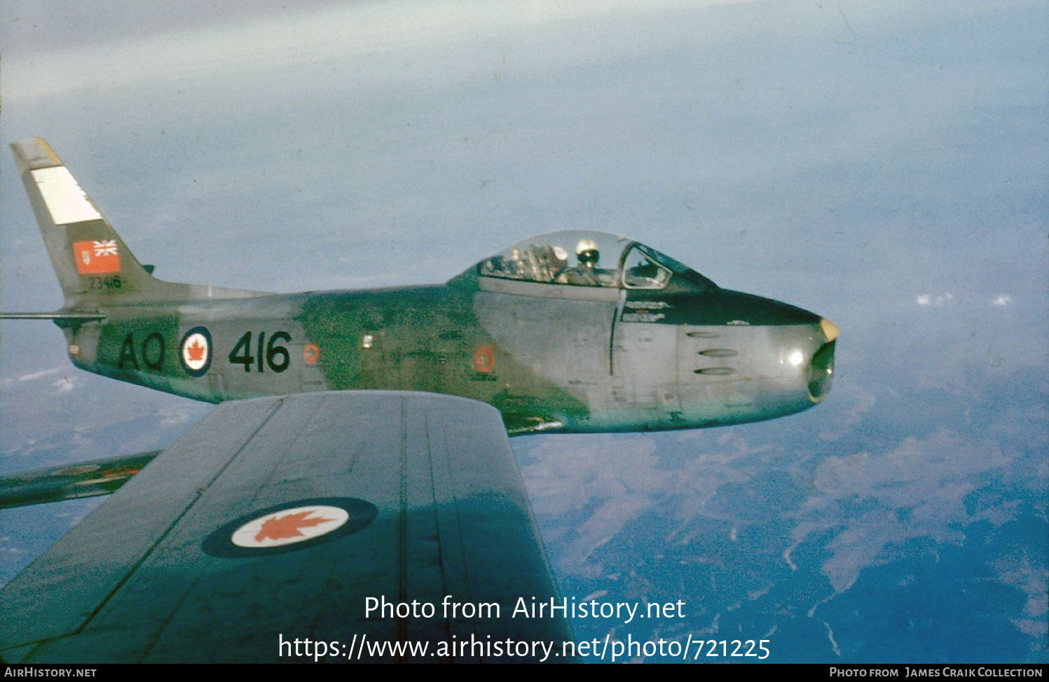 Aircraft Photo of 23416 | Canadair CL-13B Sabre 6 | Canada - Air Force | AirHistory.net #721225