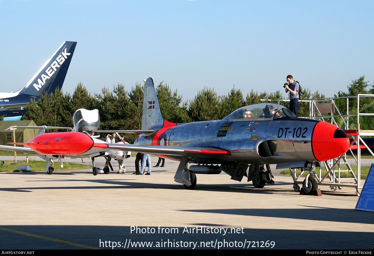 Aircraft Photo of DT-102 / 19102 | Lockheed T-33A | Denmark - Air Force | AirHistory.net #721269