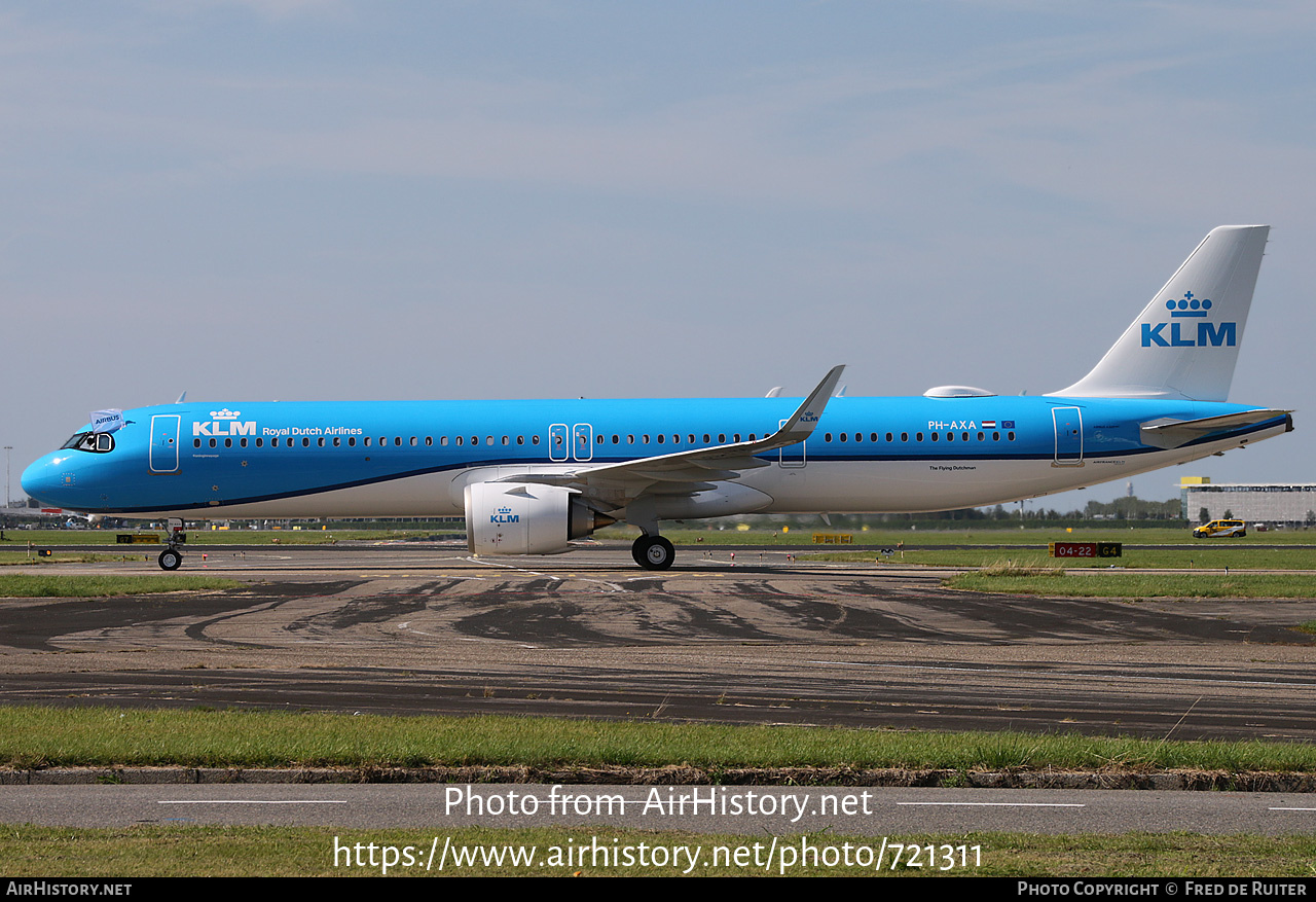 Aircraft Photo of PH-AXA | Airbus A321-252NX | KLM - Royal Dutch Airlines | AirHistory.net #721311