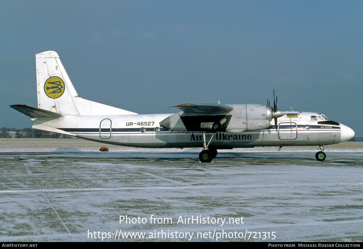 Aircraft Photo of UR-46527 | Antonov An-24RV | Air Ukraine | AirHistory.net #721315