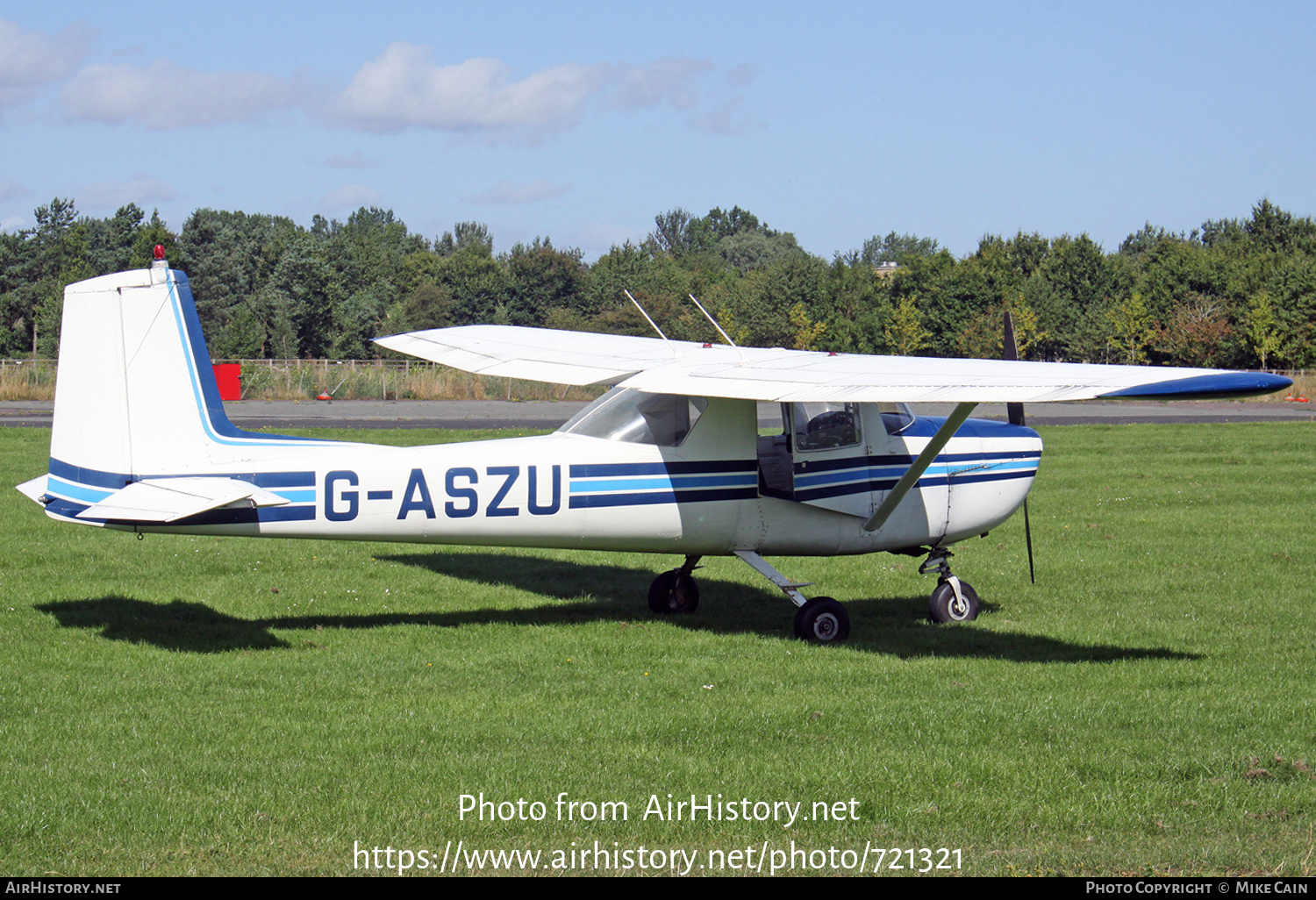 Aircraft Photo of G-ASZU | Cessna 150E | AirHistory.net #721321