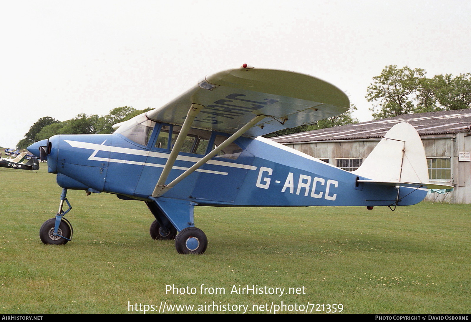 Aircraft Photo of G-ARCC | Piper PA-22-150 Tri-Pacer | AirHistory.net #721359