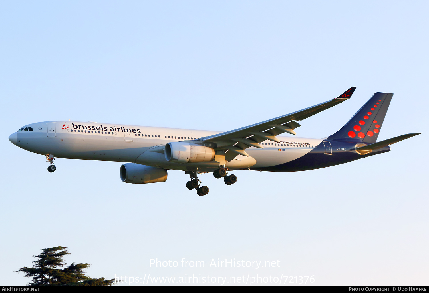 Aircraft Photo of OO-SFC | Airbus A330-342 | Brussels Airlines | AirHistory.net #721376