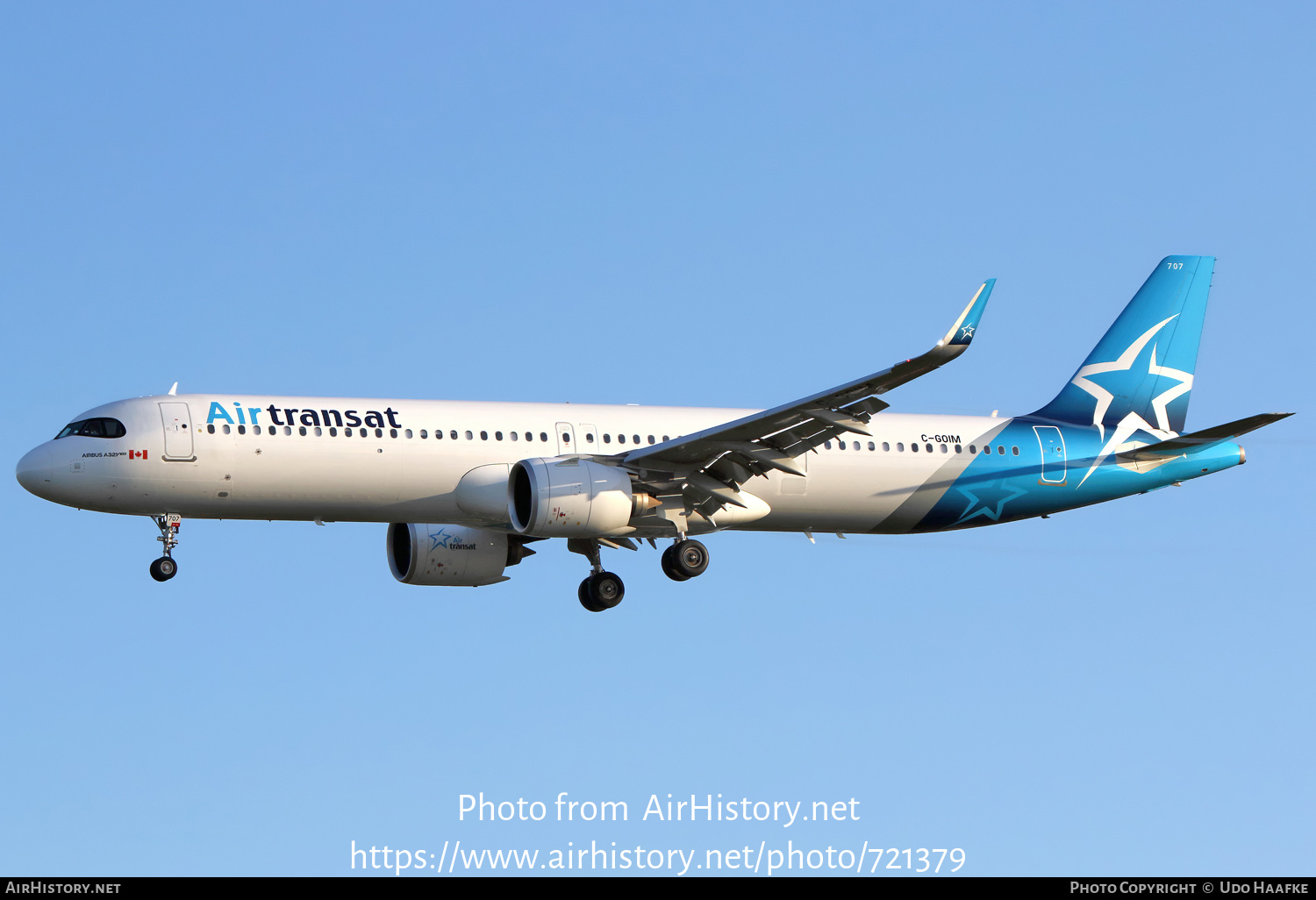 Aircraft Photo of C-GOIM | Airbus A321-271NX | Air Transat | AirHistory.net #721379