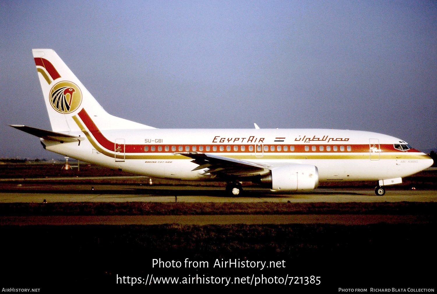 Aircraft Photo of SU-GBI | Boeing 737-566 | EgyptAir | AirHistory.net #721385