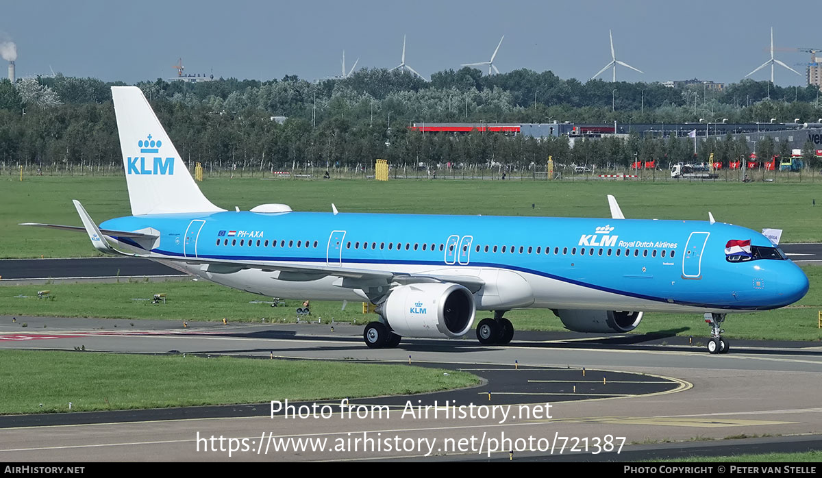 Aircraft Photo of PH-AXA | Airbus A321-252NX | KLM - Royal Dutch Airlines | AirHistory.net #721387