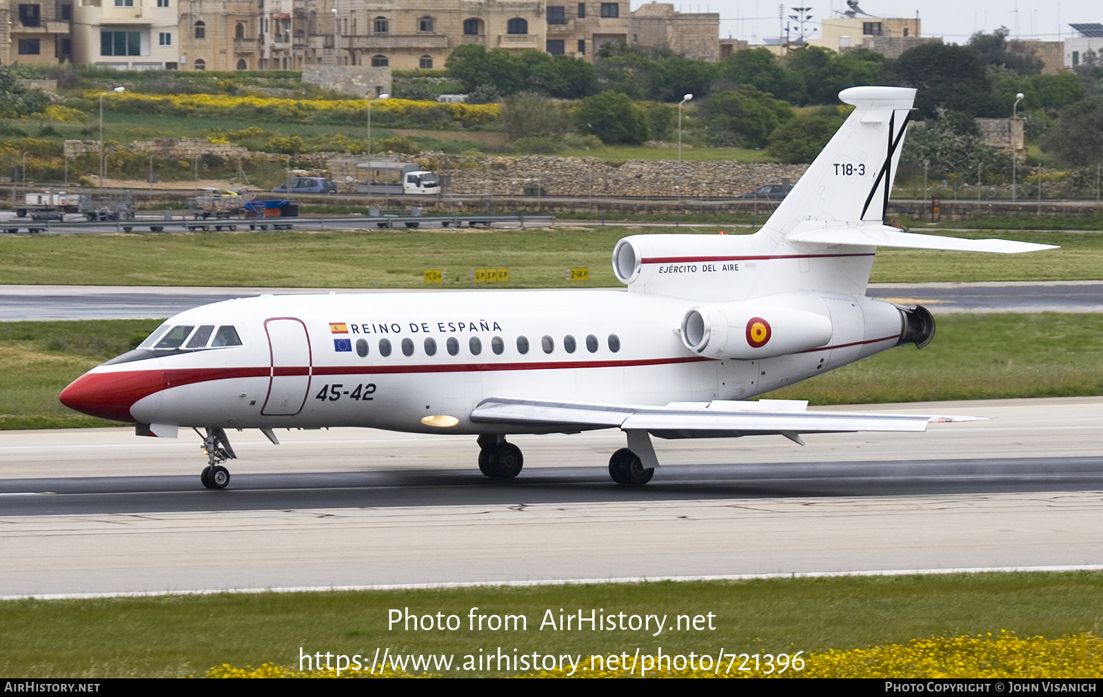 Aircraft Photo of T18-3 | Dassault Falcon 900B | Spain - Air Force | AirHistory.net #721396