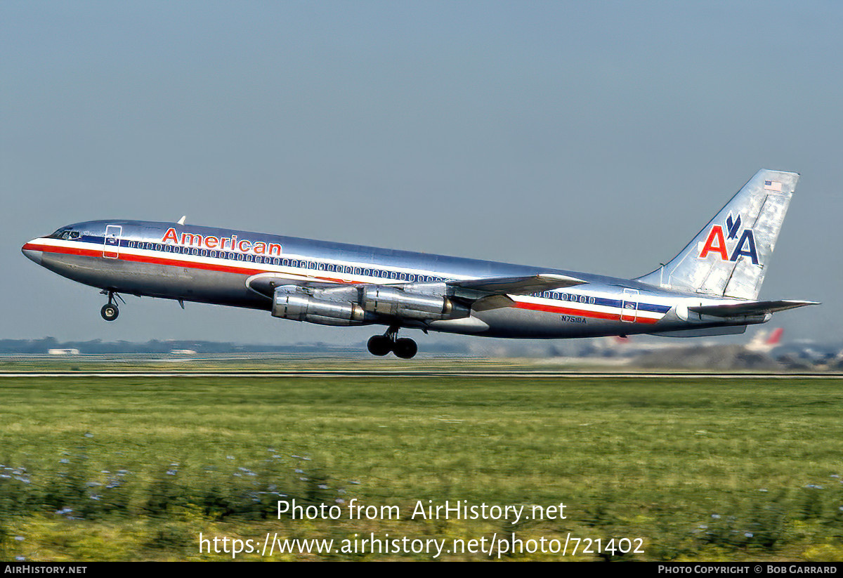 Aircraft Photo of N7518A | Boeing 720-023B | American Airlines | AirHistory.net #721402