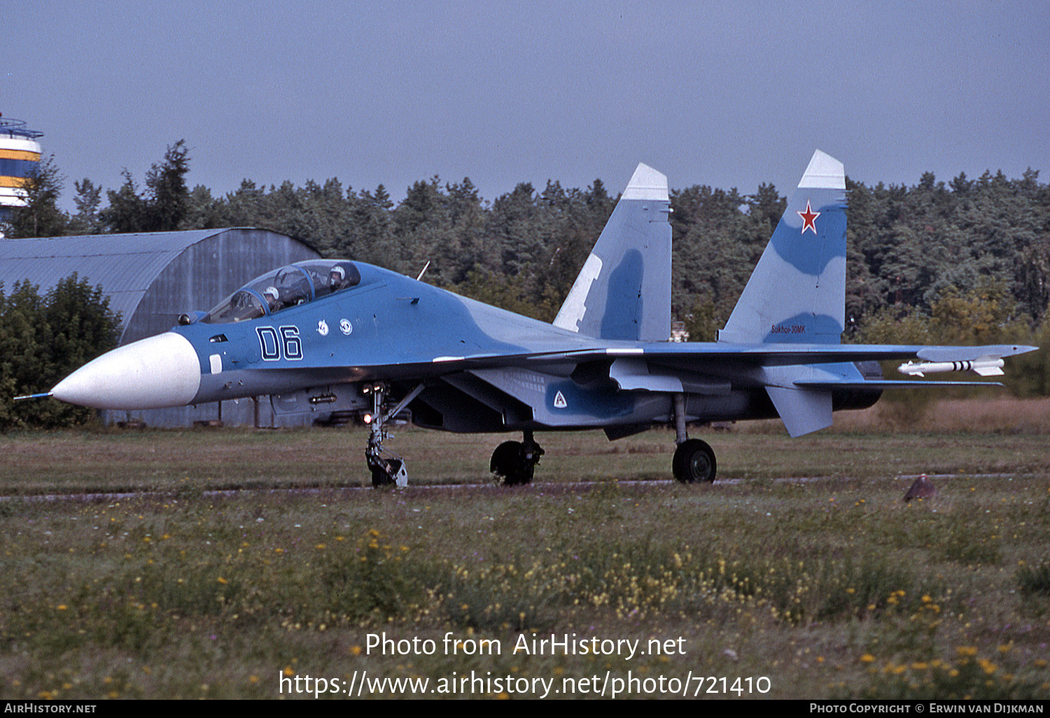 Aircraft Photo of 06 blue | Sukhoi Su-30MK | Russia - Air Force | AirHistory.net #721410