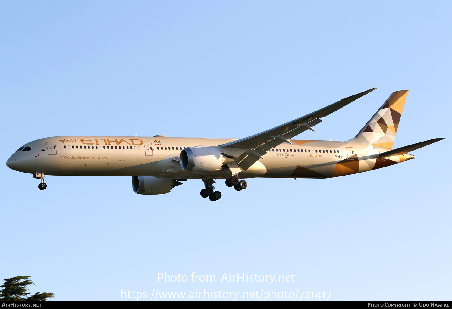 Aircraft Photo of A6-BMF | Boeing 787-10 Dreamliner | Etihad Airways | AirHistory.net #721417