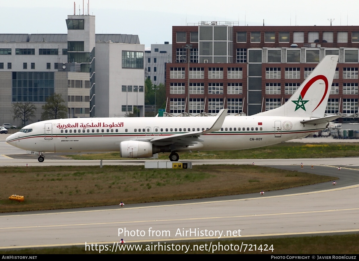 Aircraft Photo of CN-ROY | Boeing 737-8B6 | Royal Air Maroc - RAM | AirHistory.net #721424