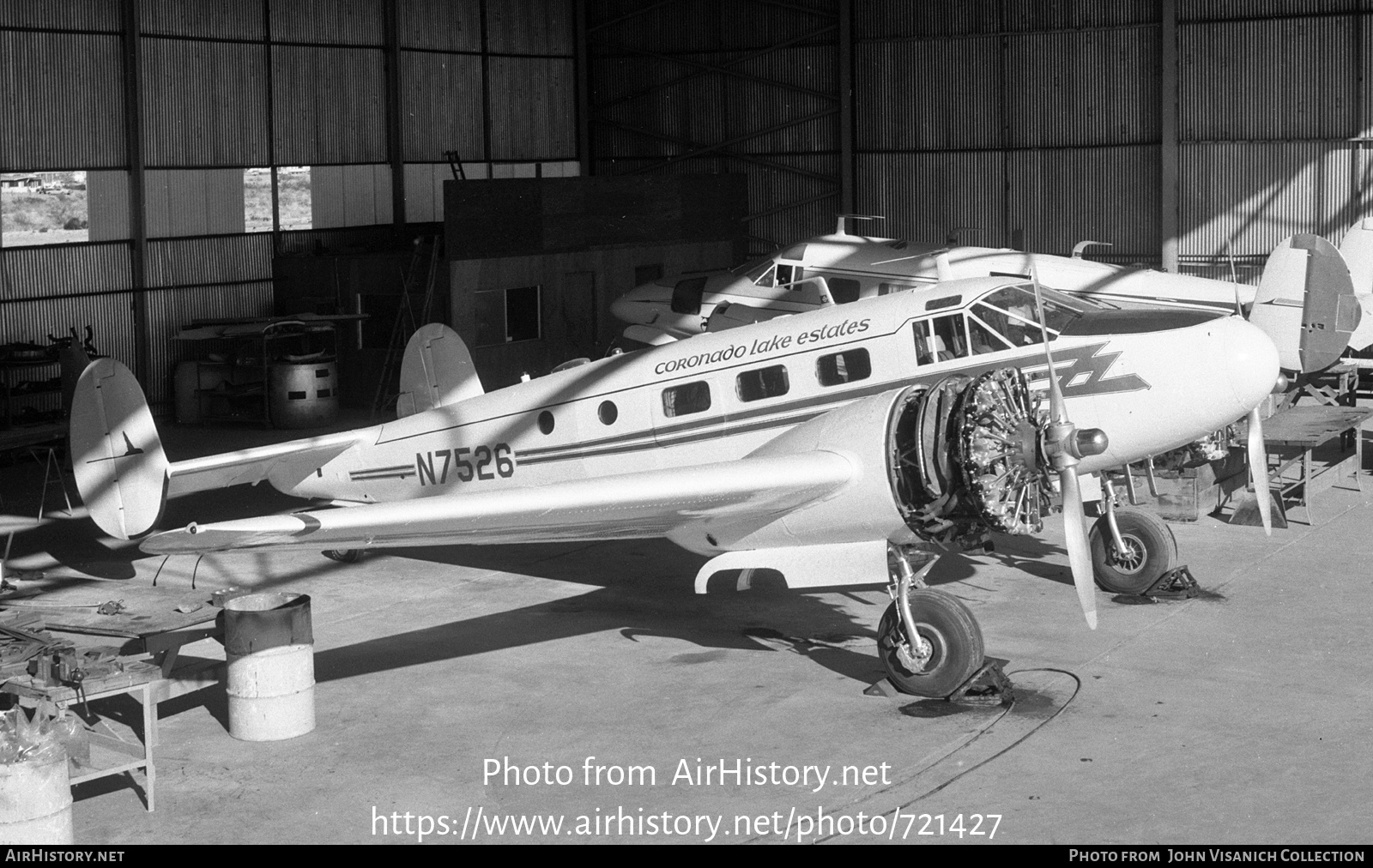 Aircraft Photo of N7526 | Beech D18S | Coronado Lake Estates | AirHistory.net #721427