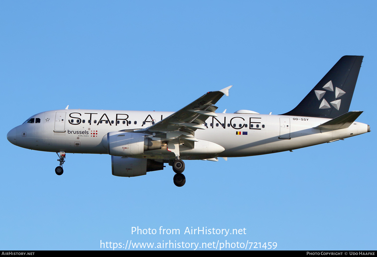 Aircraft Photo of OO-SSY | Airbus A319-112 | Brussels Airlines | AirHistory.net #721459