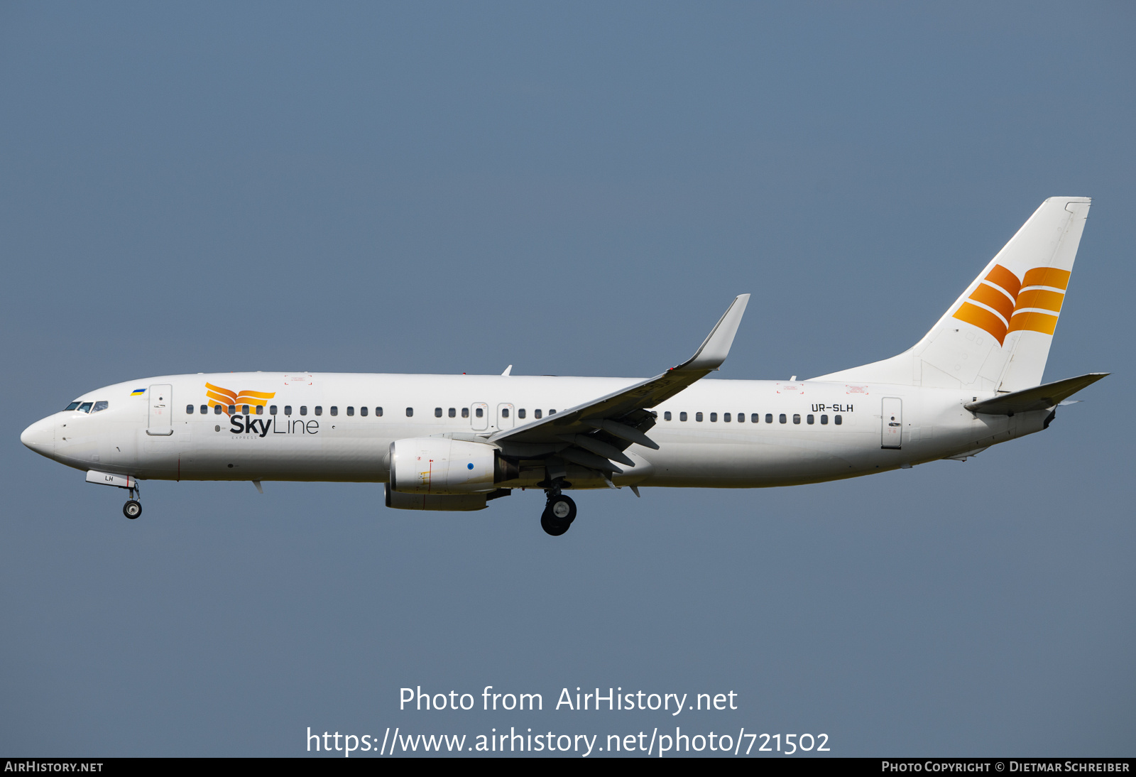 Aircraft Photo of UR-SLH | Boeing 737-8AS | Skyline Express Airline | AirHistory.net #721502