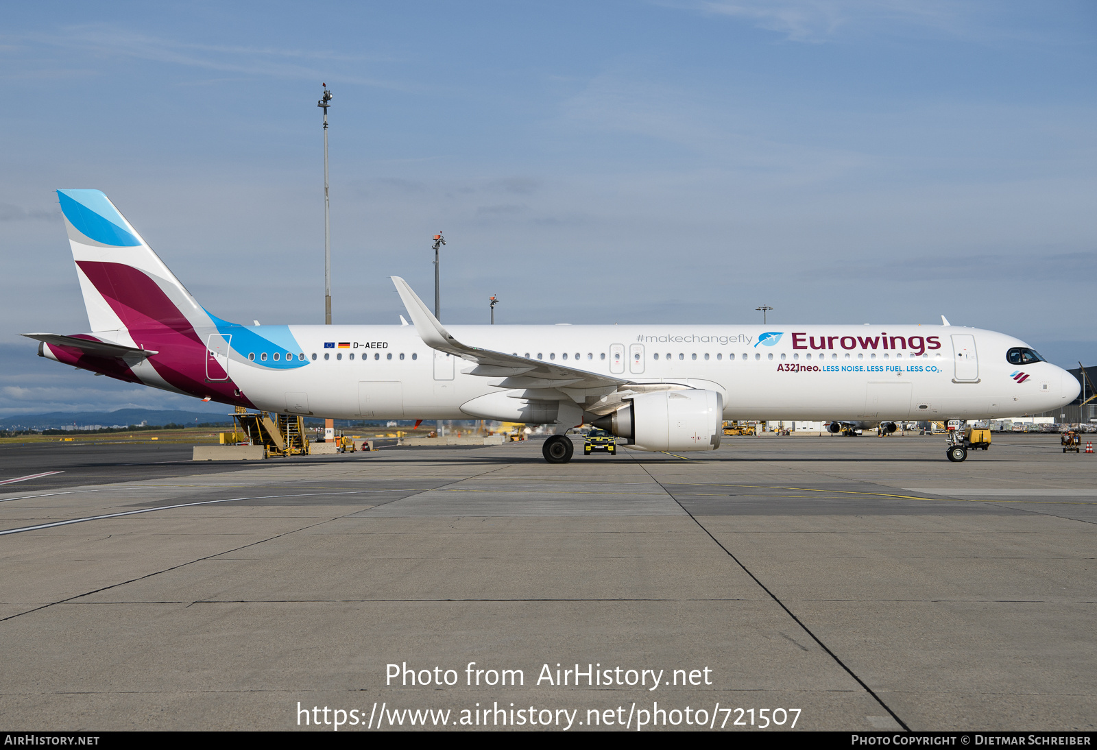 Aircraft Photo of D-AEED | Airbus A321-251NX | Eurowings | AirHistory.net #721507