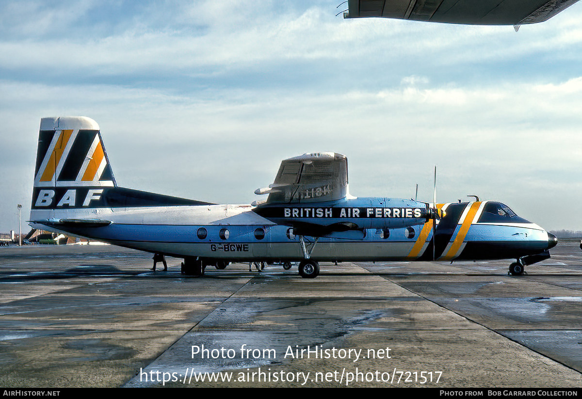 Aircraft Photo of G-BCWE | Handley Page HPR-7 Herald 206 | British Air Ferries - BAF | AirHistory.net #721517