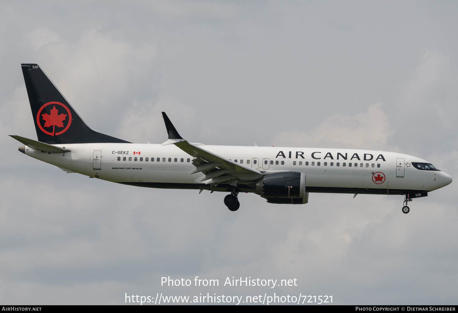 Aircraft Photo of C-GEKZ | Boeing 737-8 Max 8 | Air Canada | AirHistory.net #721521