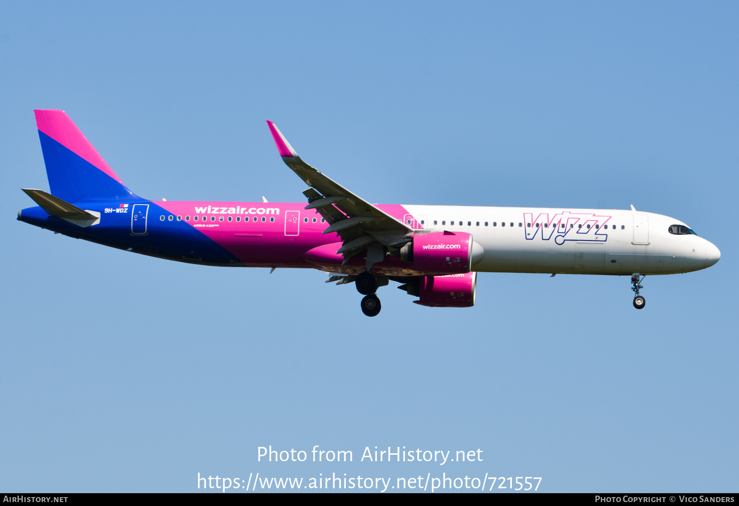 Aircraft Photo of 9H-WDZ | Airbus A321-271NX | Wizz Air | AirHistory.net #721557