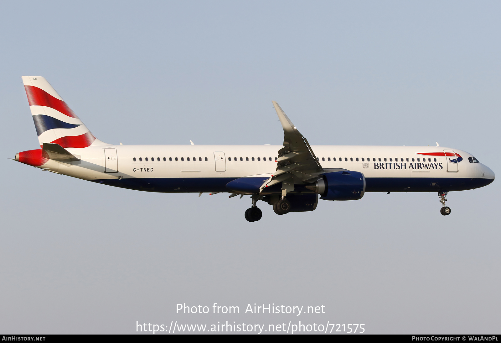 Aircraft Photo of G-TNEC | Airbus A321-251NX | British Airways | AirHistory.net #721575