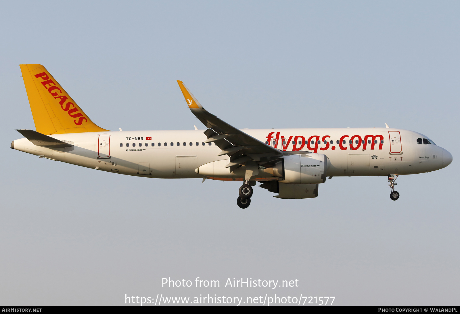 Aircraft Photo of TC-NBR | Airbus A320-251N | Pegasus Airlines | AirHistory.net #721577