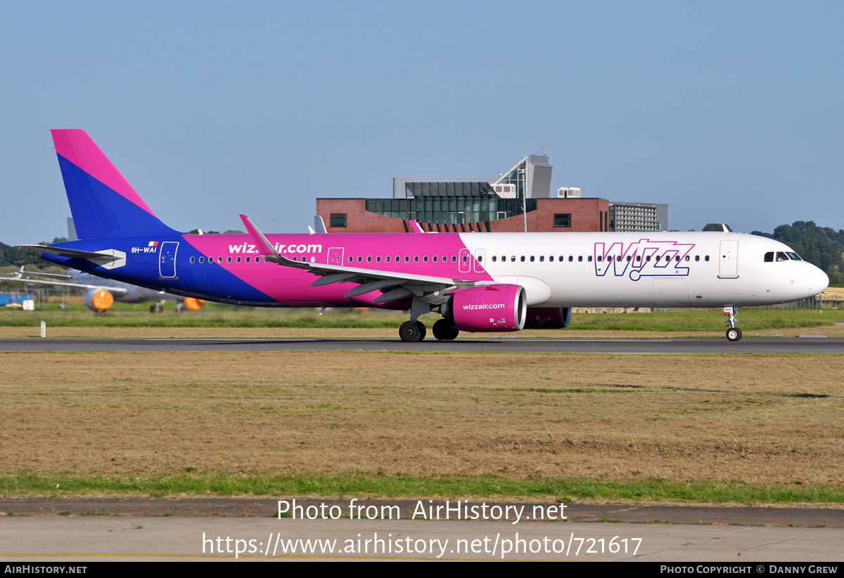 Aircraft Photo of 9H-WAI | Airbus A321-271NX | Wizz Air | AirHistory.net #721617