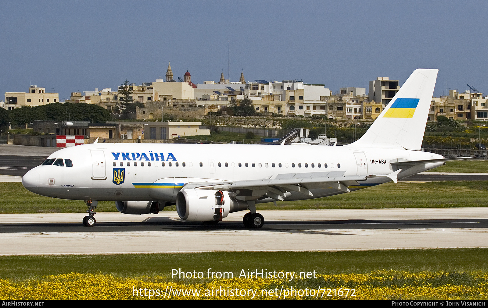 Aircraft Photo of UR-ABA | Airbus ACJ319 (A319-115/CJ) | Ukraine Government | AirHistory.net #721672