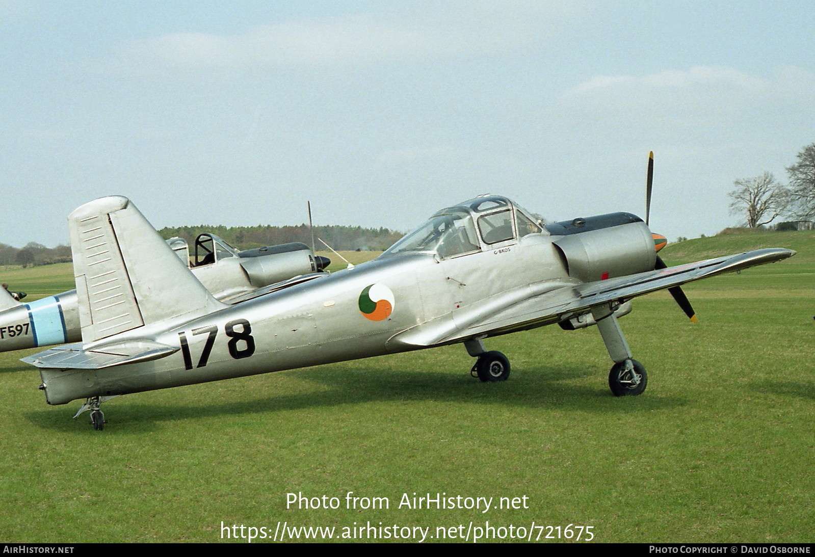 Aircraft Photo of G-BKOS | Percival P.56 Provost T51 | Ireland - Air Force | AirHistory.net #721675